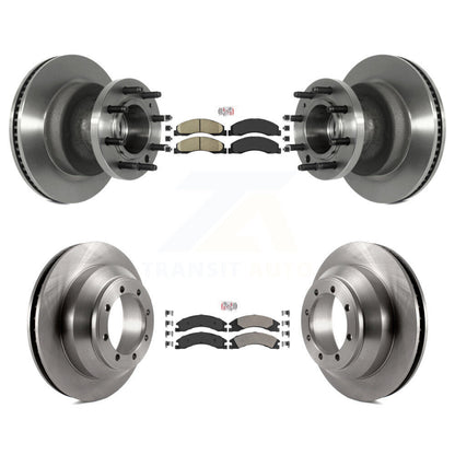 Disc Rotors and Ceramic (Front) & Semi-Metallic (Rear) Brake Pads Kit-K8A-105804 - Kit.bestparts.ca