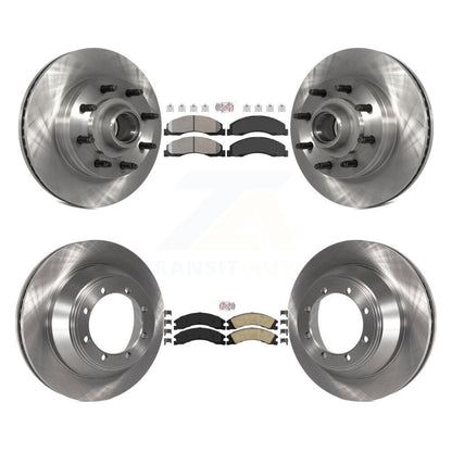 Disc Rotors and Semi-Metallic (Front) & Ceramic (Rear) Brake Pads Kit-K8A-105816 - Kit.bestparts.ca