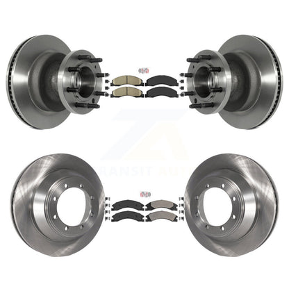 Disc Rotors and Ceramic (Front) & Semi-Metallic (Rear) Brake Pads Kit-K8A-105818 - Kit.bestparts.ca