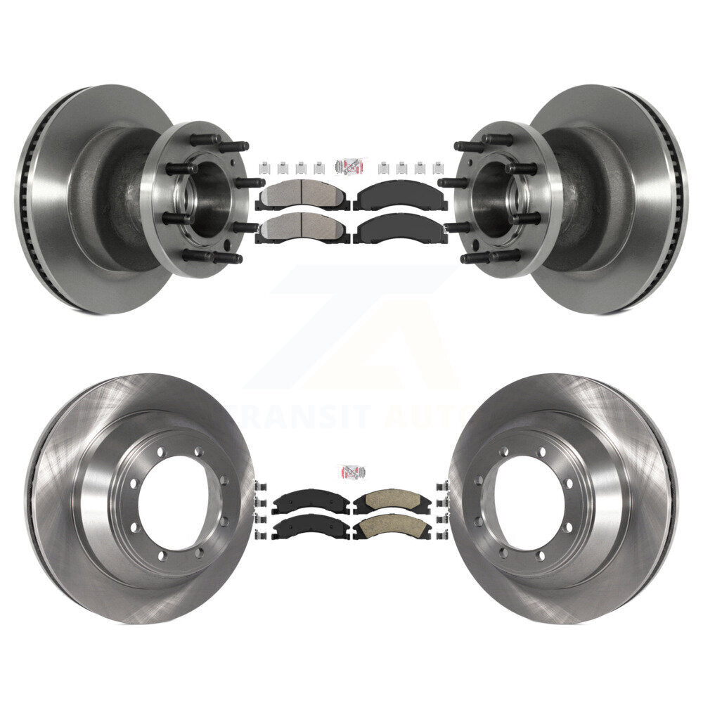 Disc Rotors and Semi-Metallic (Front) & Ceramic (Rear) Brake Pads Kit-K8A-105826 - Kit.bestparts.ca
