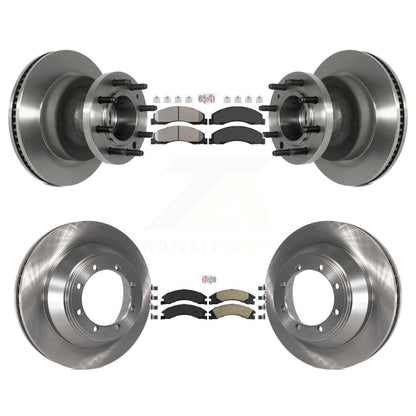 Disc Rotors and Semi-Metallic (Front) & Ceramic (Rear) Brake Pads Kit-K8A-105826 - Kit.bestparts.ca