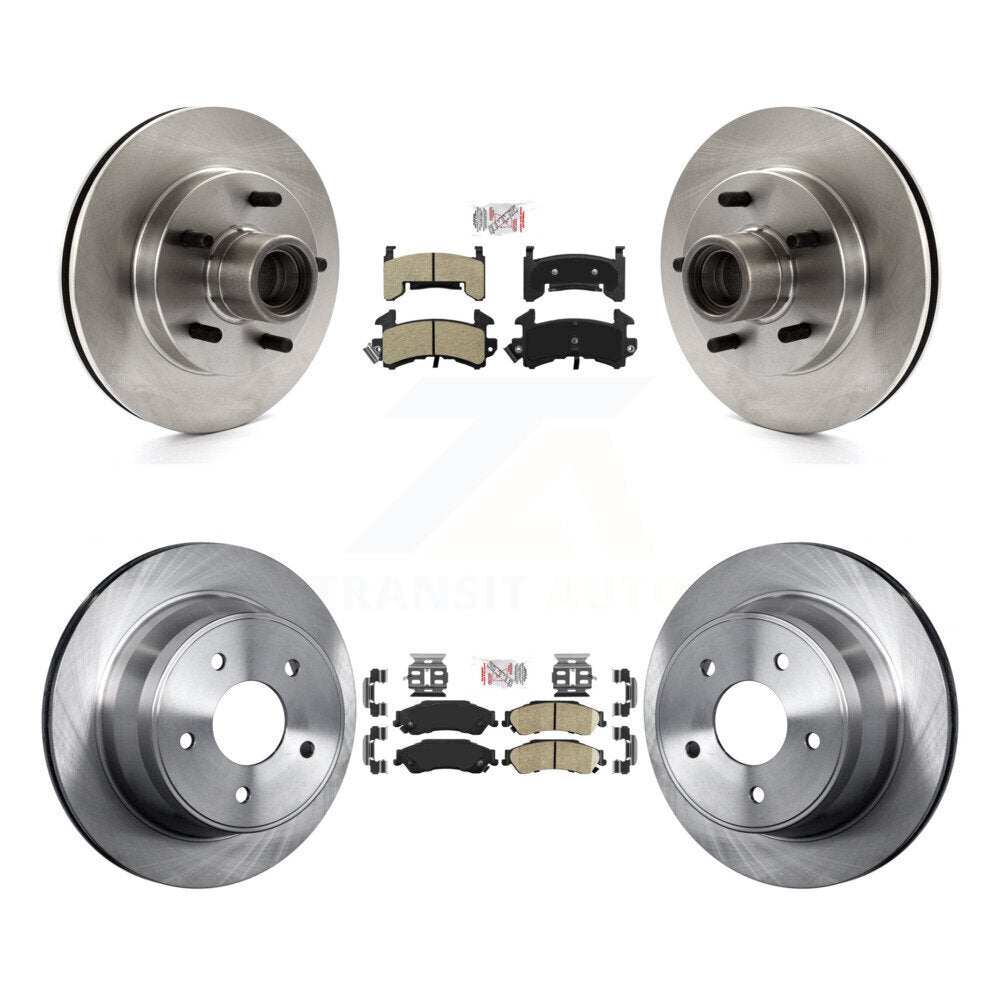 Disc Rotors and Semi-Metallic (Front) & Ceramic (Rear) Brake Pads Kit-K8A-105922 - Kit.bestparts.ca