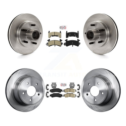 Disc Rotors and Semi-Metallic (Front) & Ceramic (Rear) Brake Pads Kit-K8A-105922 - Kit.bestparts.ca