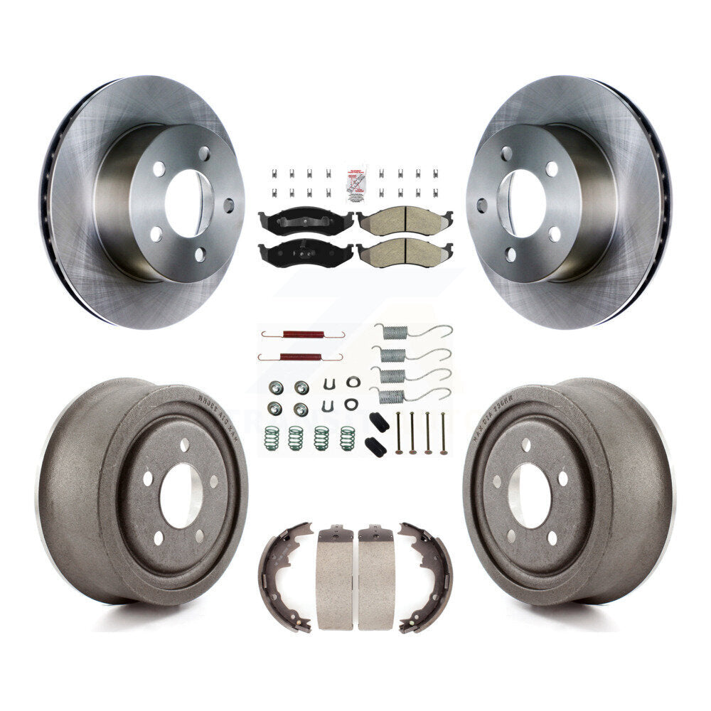 Disc Rotors and Semi-Metallic Brake Pads Kit-K8A-106016 - Kit.bestparts.ca