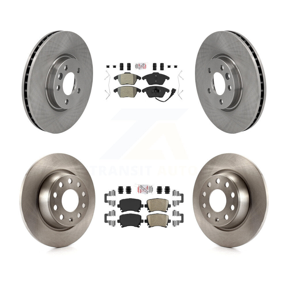 Disc Rotors and Semi-Metallic (Front) & Ceramic (Rear) Brake Pads Kit-K8A-106236 - Kit.bestparts.ca Kit.bestparts.ca