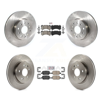 Disc Rotors and Semi-Metallic (Front) & Ceramic (Rear) Brake Pads Kit-K8A-106294 - Kit.bestparts.ca