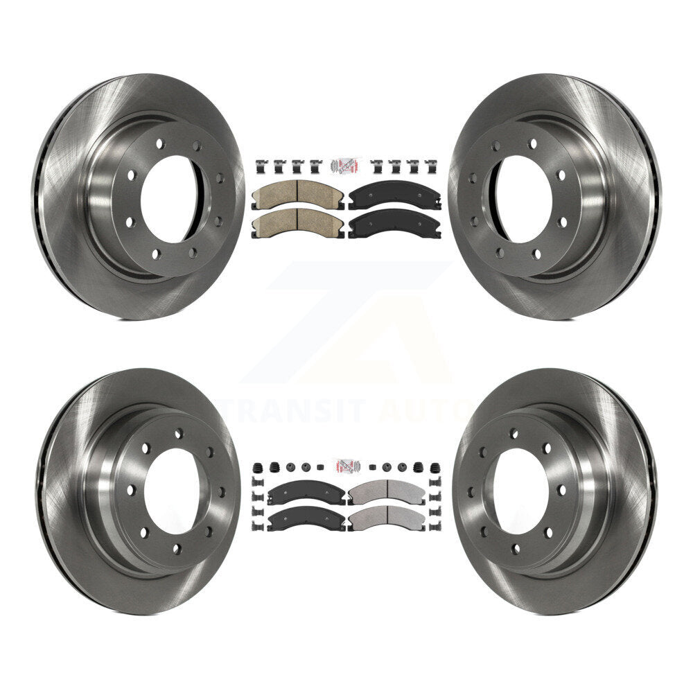 Disc Rotors and Ceramic (Front) & Semi-Metallic (Rear) Brake Pads Kit-K8A-106303 - Kit.bestparts.ca