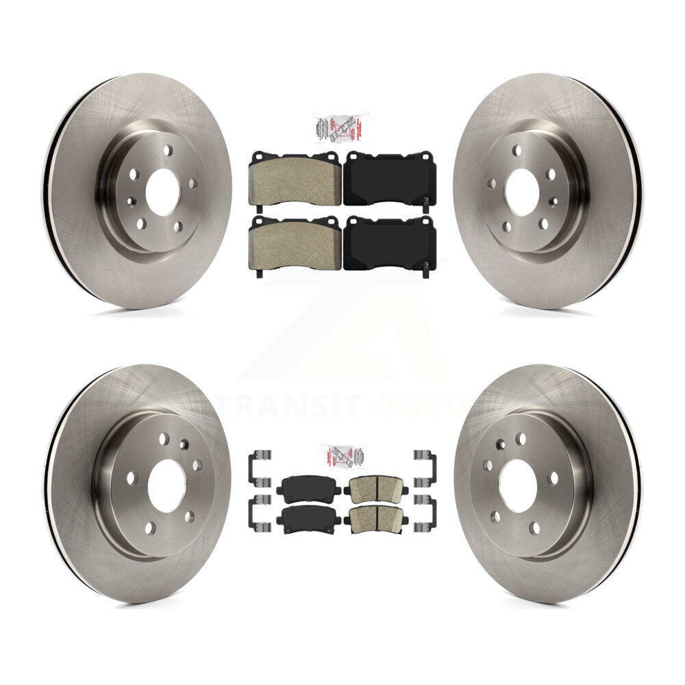 Disc Rotors and Semi-Metallic (Front) & Ceramic (Rear) Brake Pads Kit-K8A-106320 - Kit.bestparts.ca Kit.bestparts.ca