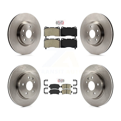 Disc Rotors and Semi-Metallic (Front) & Ceramic (Rear) Brake Pads Kit-K8A-106320 - Kit.bestparts.ca