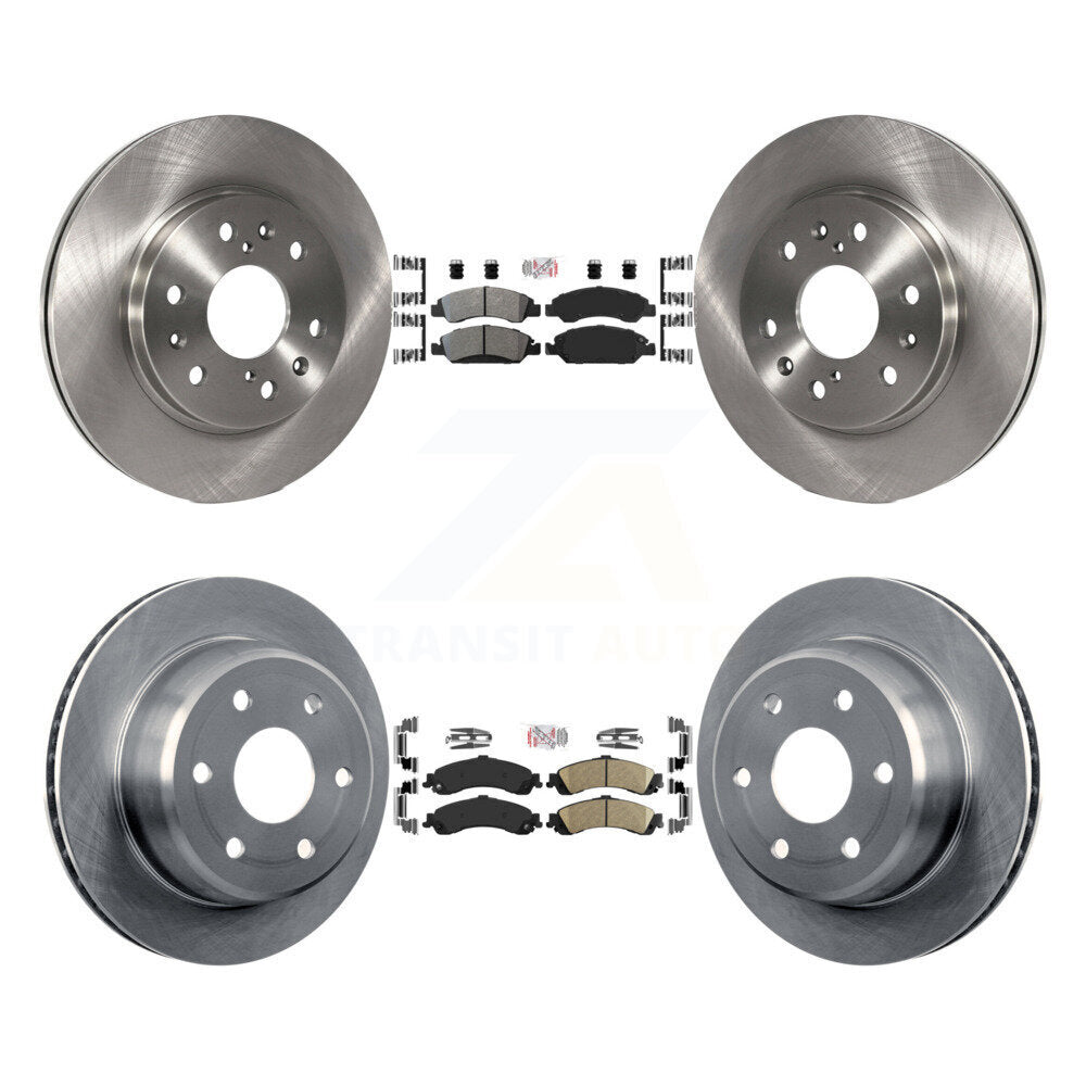Disc Rotors and Semi-Metallic (Front) & Ceramic (Rear) Brake Pads Kit-K8A-106339 - Kit.bestparts.ca Kit.bestparts.ca