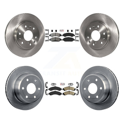 Disc Rotors and Semi-Metallic (Front) & Ceramic (Rear) Brake Pads Kit-K8A-106339 - Kit.bestparts.ca