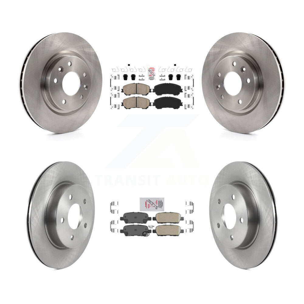 Disc Rotors and Ceramic Brake Pads Kit-K8A-106421 - Kit.bestparts.ca