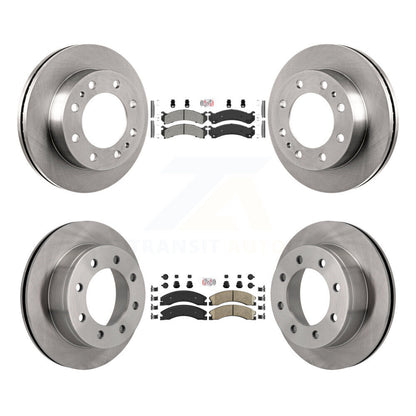 Disc Rotors and Semi-Metallic (Front) & Ceramic (Rear) Brake Pads Kit-K8A-106444 - Kit.bestparts.ca