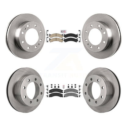 Disc Rotors and Ceramic (Front) & Semi-Metallic (Rear) Brake Pads Kit-K8A-106446 - Kit.bestparts.ca