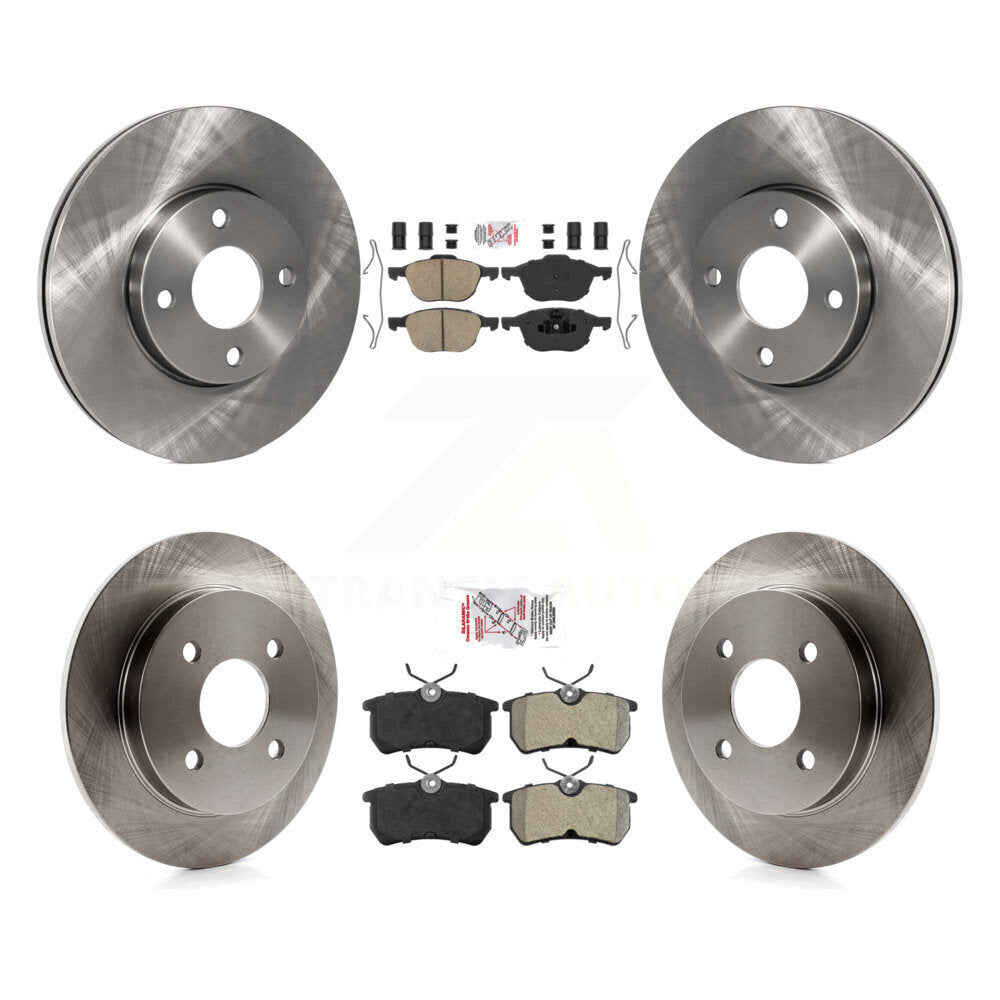 Disc Rotors and Ceramic (Front) & Semi-Metallic (Rear) Brake Pads Kit-K8A-106507 - Kit.bestparts.ca