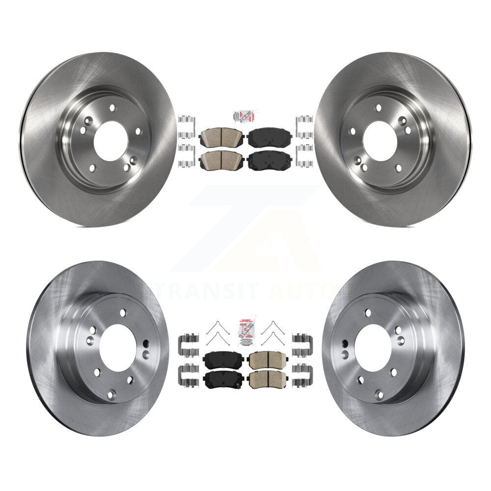 Disc Rotors and Ceramic Brake Pads Kit-K8A-106552 - Kit.bestparts.ca