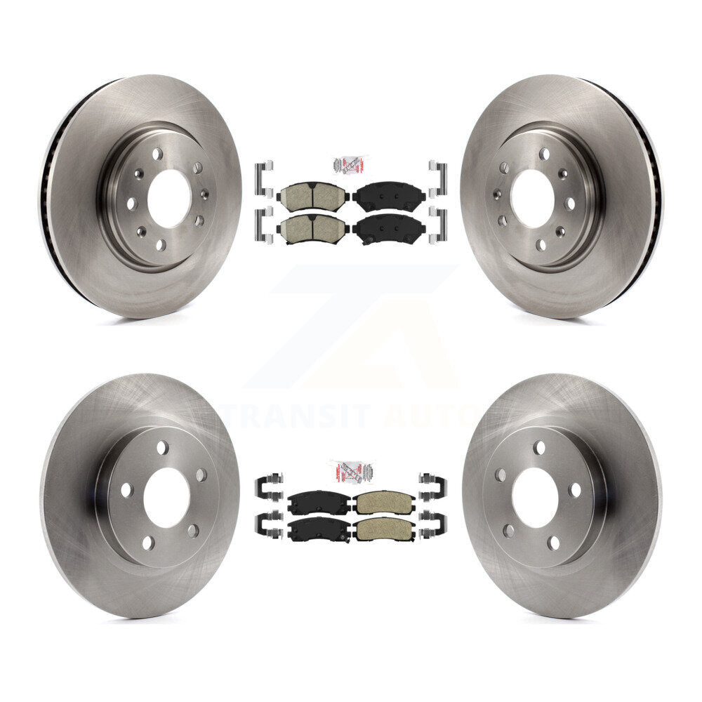 Disc Rotors and Ceramic (Front) & Semi-Metallic (Rear) Brake Pads Kit-K8A-106583 - Kit.bestparts.ca Kit.bestparts.ca