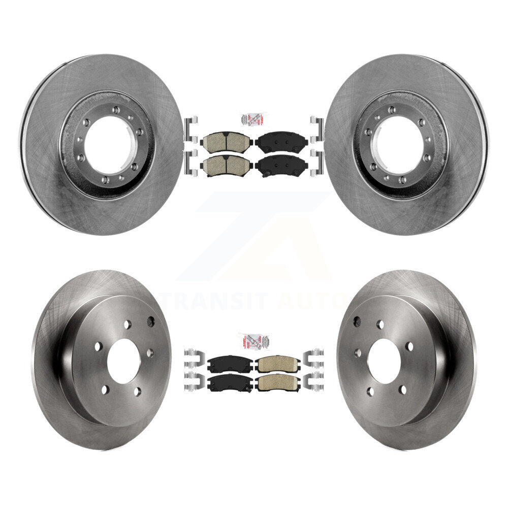 Disc Rotors and Ceramic Brake Pads Kit-K8A-106585 - Kit.bestparts.ca