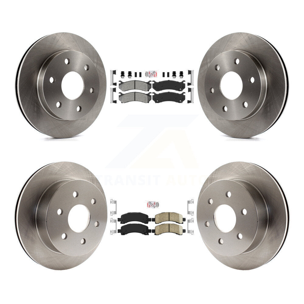 Disc Rotors and Semi-Metallic (Front) & Ceramic (Rear) Brake Pads Kit-K8A-106601 - Kit.bestparts.ca