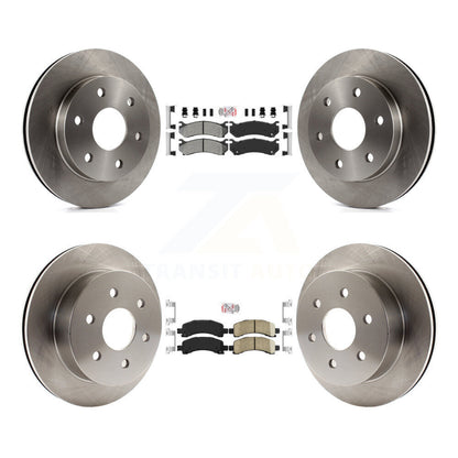 Disc Rotors and Semi-Metallic (Front) & Ceramic (Rear) Brake Pads Kit-K8A-106601 - Kit.bestparts.ca