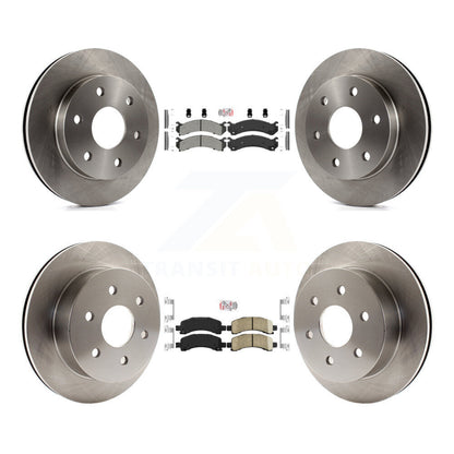 Disc Rotors and Semi-Metallic (Front) & Ceramic (Rear) Brake Pads Kit-K8A-106611 - Kit.bestparts.ca