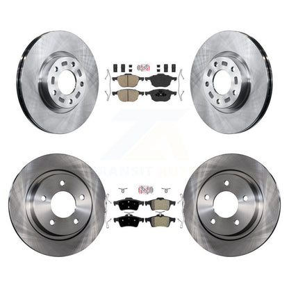Disc Rotors and Ceramic (Front) & Semi-Metallic (Rear) Brake Pads Kit-K8A-106636 - Kit.bestparts.ca