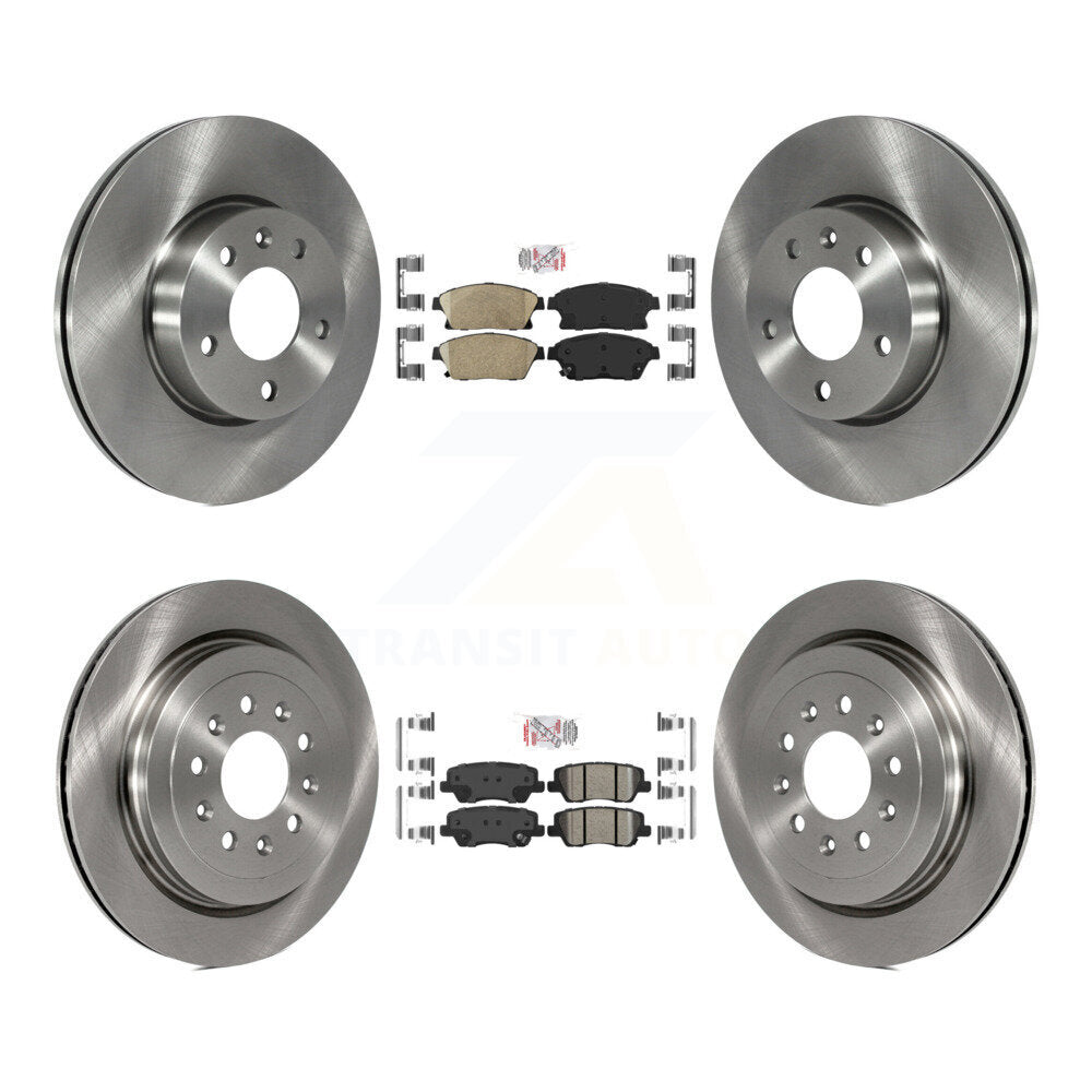 Disc Rotors and Ceramic Brake Pads Kit-K8A-106714 - Kit.bestparts.ca
