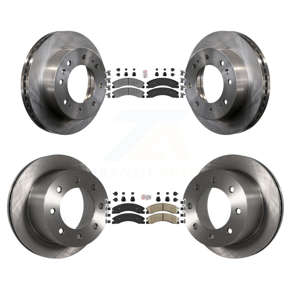 Disc Rotors and Semi-Metallic (Front) & Ceramic (Rear) Brake Pads Kit-K8A-106728 - Kit.bestparts.ca