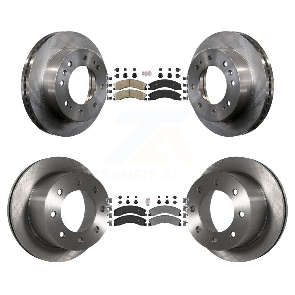 Disc Rotors and Ceramic (Front) & Semi-Metallic (Rear) Brake Pads Kit-K8A-106730 - Kit.bestparts.ca