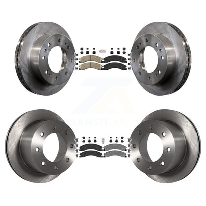 Disc Rotors and Ceramic (Front) & Semi-Metallic (Rear) Brake Pads Kit-K8A-106730 - Kit.bestparts.ca