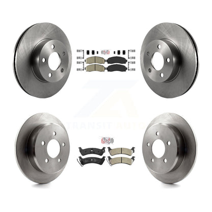 Disc Rotors and Ceramic (Front) & Semi-Metallic (Rear) Brake Pads Kit-K8A-106802 - Kit.bestparts.ca