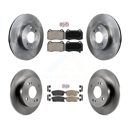 disc rotors and semi metallic front ceramic rear brake pads-k8a-106805 - Kit.bestparts.ca