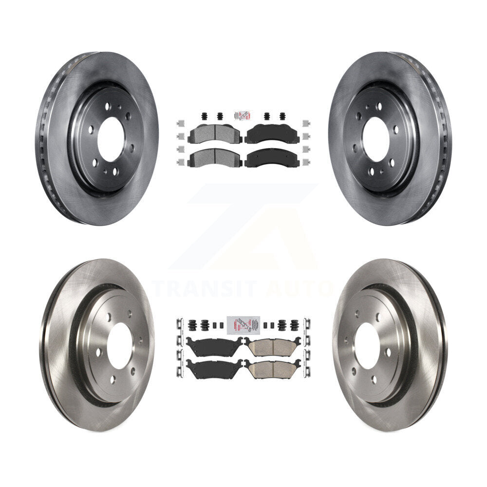 Disc Rotors and Semi-Metallic (Front) & Ceramic (Rear) Brake Pads Kit-K8A-106818 - Kit.bestparts.ca Kit.bestparts.ca