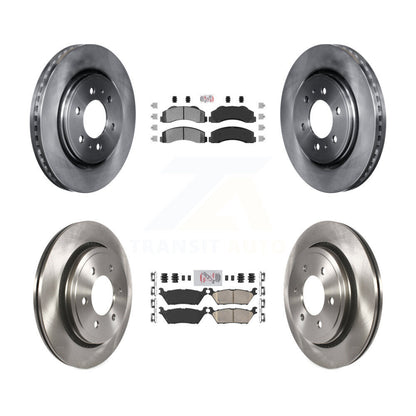 Disc Rotors and Semi-Metallic (Front) & Ceramic (Rear) Brake Pads Kit-K8A-106818 - Kit.bestparts.ca