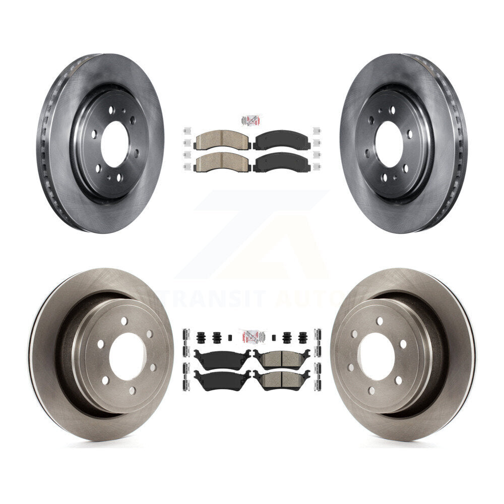 Disc Rotors and Ceramic (Front) & Semi-Metallic (Rear) Brake Pads Kit-K8A-106827 - Kit.bestparts.ca Kit.bestparts.ca