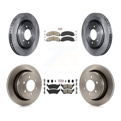 Disc Rotors and Ceramic (Front) & Semi-Metallic (Rear) Brake Pads Kit-K8A-106827 - Kit.bestparts.ca