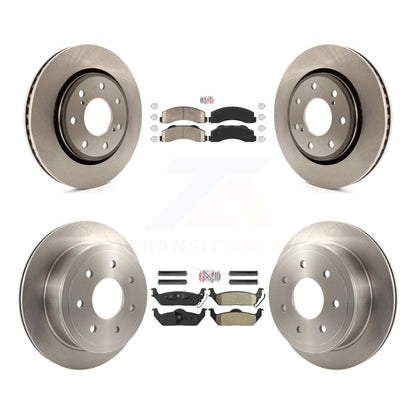 Disc Rotors and Ceramic (Front) & Semi-Metallic (Rear) Brake Pads Kit-K8A-106834 - Kit.bestparts.ca