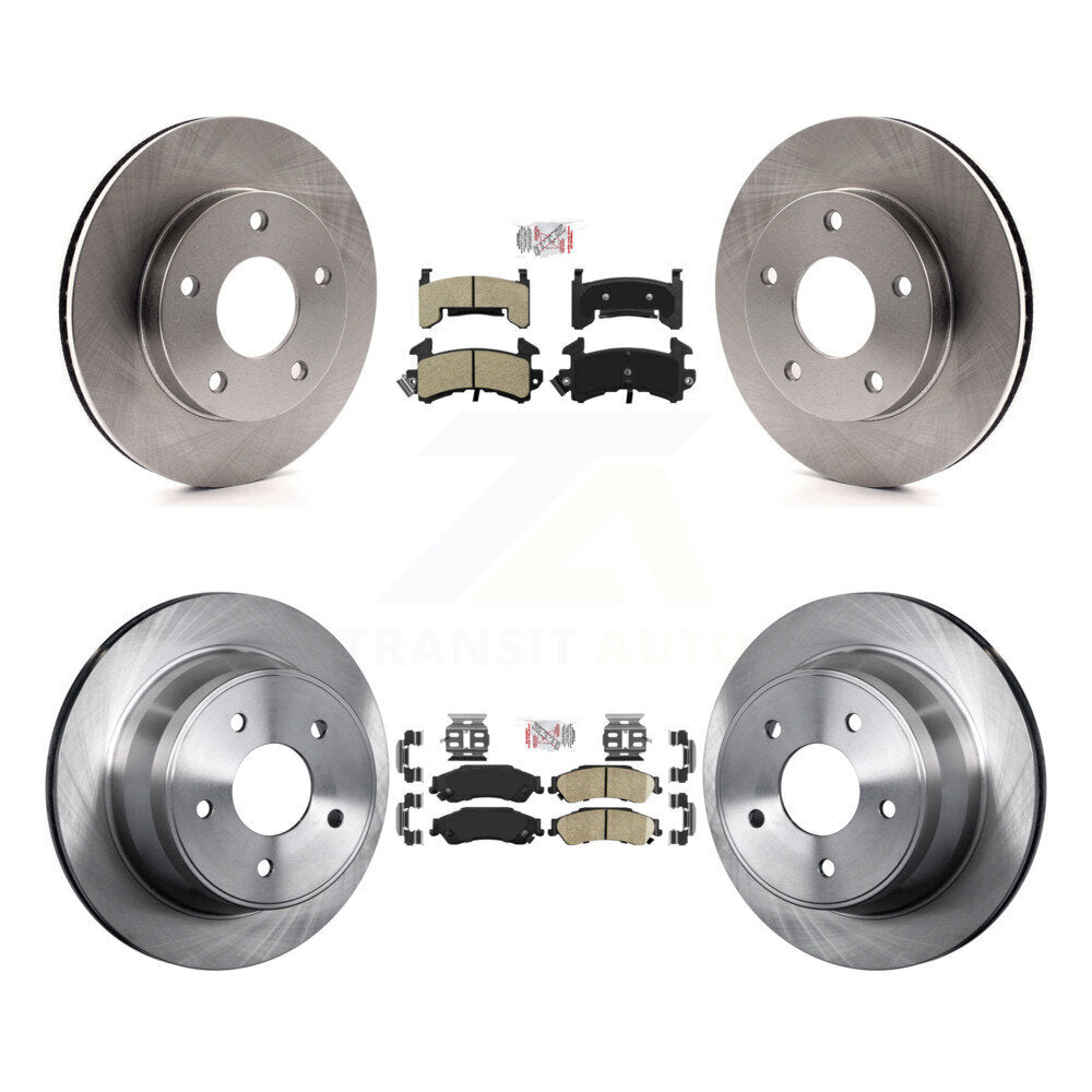 Disc Rotors and Semi-Metallic (Front) & Ceramic (Rear) Brake Pads Kit-K8A-106872 - Kit.bestparts.ca Kit.bestparts.ca