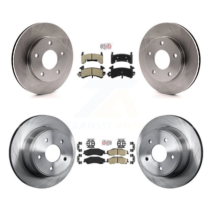 Disc Rotors and Semi-Metallic (Front) & Ceramic (Rear) Brake Pads Kit-K8A-106872 - Kit.bestparts.ca