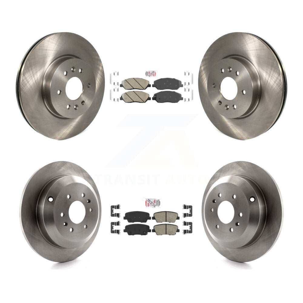Disc Rotors and Ceramic Brake Pads Kit-K8A-106879 - Kit.bestparts.ca
