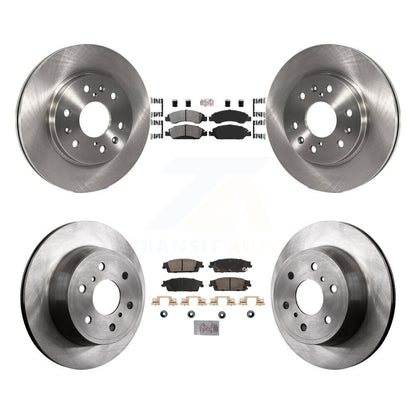 Disc Rotors and Semi-Metallic (Front) & Ceramic (Rear) Brake Pads Kit-K8A-107253 - Kit.bestparts.ca