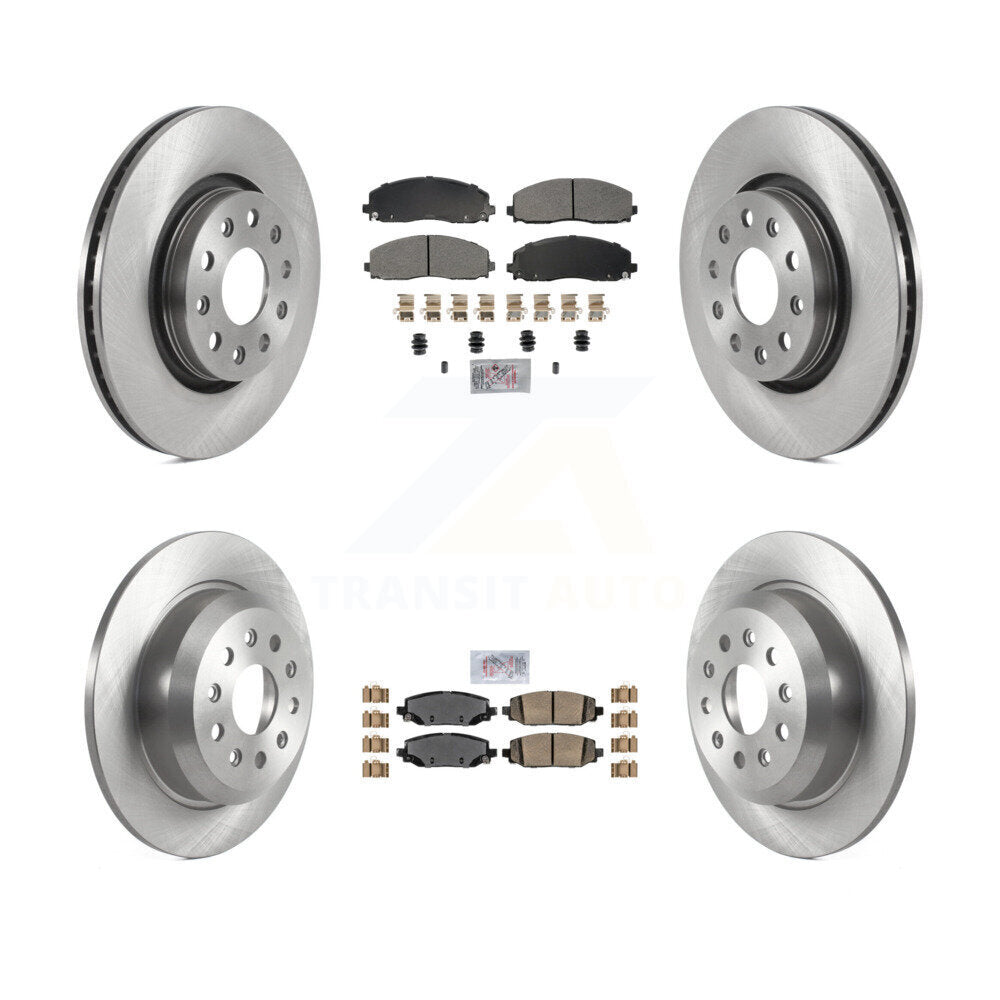 disc rotors and semi metallic front ceramic rear brake pads-k8a-107260 - Kit.bestparts.ca Kit.bestparts.ca