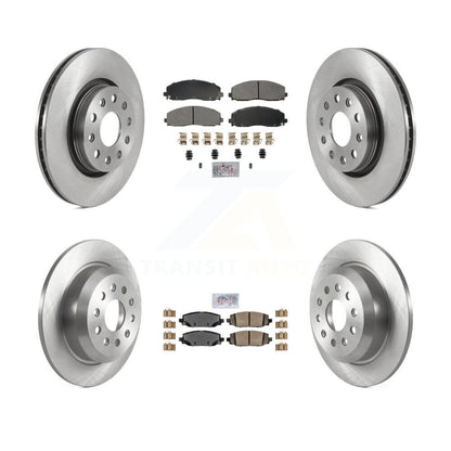 disc rotors and semi metallic front ceramic rear brake pads-k8a-107260 - Kit.bestparts.ca