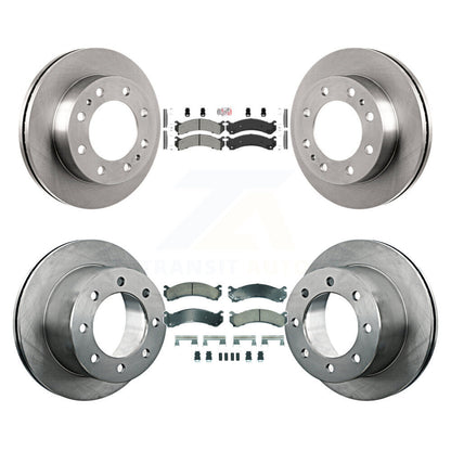 Disc Rotors and Semi-Metallic (Front) & Ceramic (Rear) Brake Pads Kit-K8A-107318 - Kit.bestparts.ca