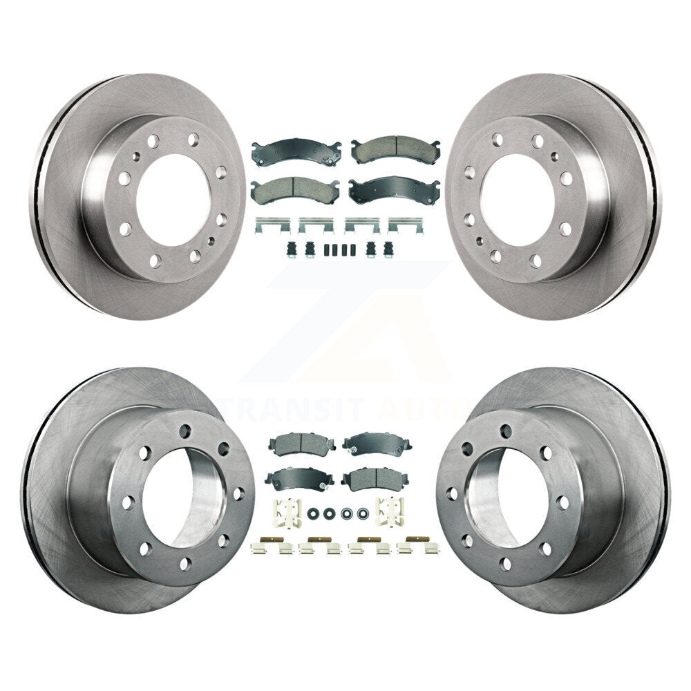 Disc Rotors and Ceramic (Front) & Semi-Metallic (Rear) Brake Pads Kit-K8A-107330 - Kit.bestparts.ca