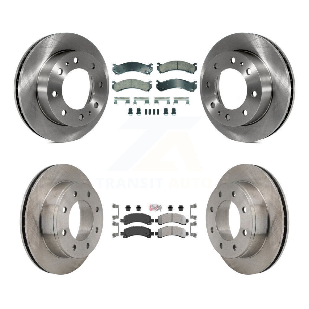 Disc Rotors and Ceramic (Front) & Semi-Metallic (Rear) Brake Pads Kit-K8A-107348 - Kit.bestparts.ca Kit.bestparts.ca