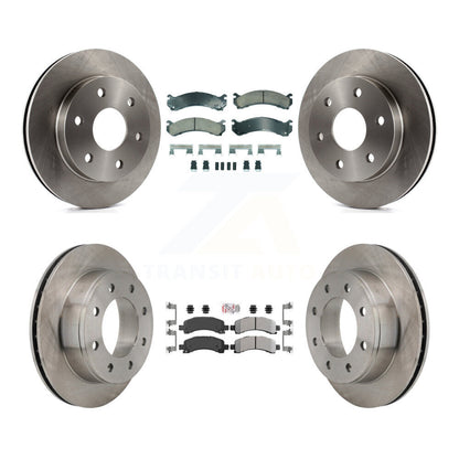 Disc Rotors and Ceramic (Front) & Semi-Metallic (Rear) Brake Pads Kit-K8A-107350 - Kit.bestparts.ca