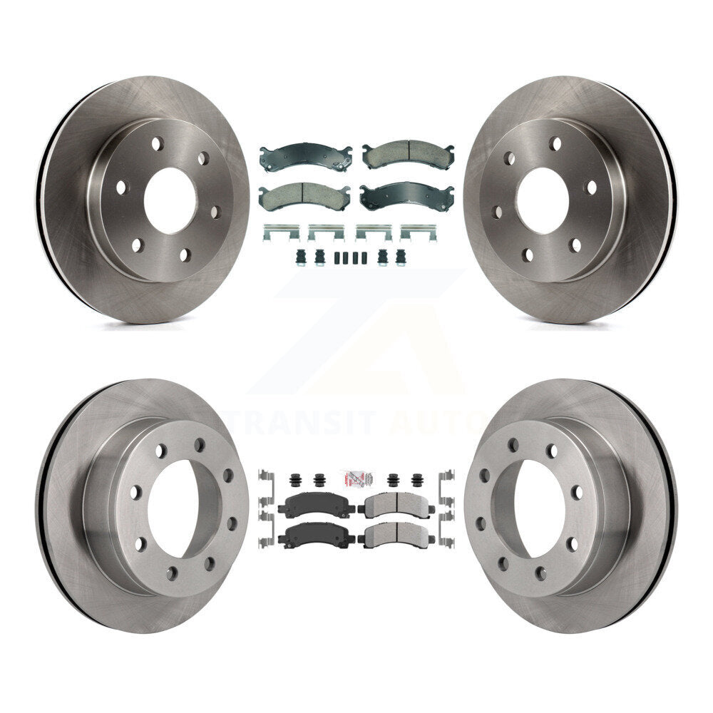 Disc Rotors and Ceramic (Front) & Semi-Metallic (Rear) Brake Pads Kit-K8A-107352 - Kit.bestparts.ca