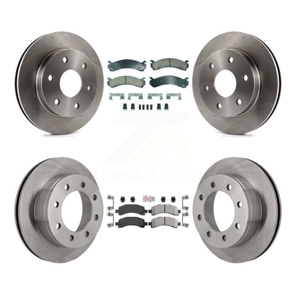 Disc Rotors and Ceramic (Front) & Semi-Metallic (Rear) Brake Pads Kit-K8A-107352 - Kit.bestparts.ca