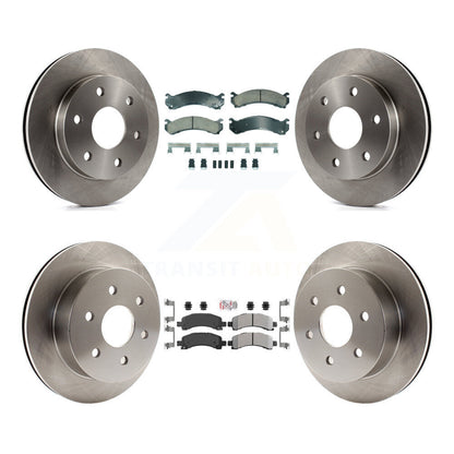 Disc Rotors and Ceramic (Front) & Semi-Metallic (Rear) Brake Pads Kit-K8A-107356 - Kit.bestparts.ca